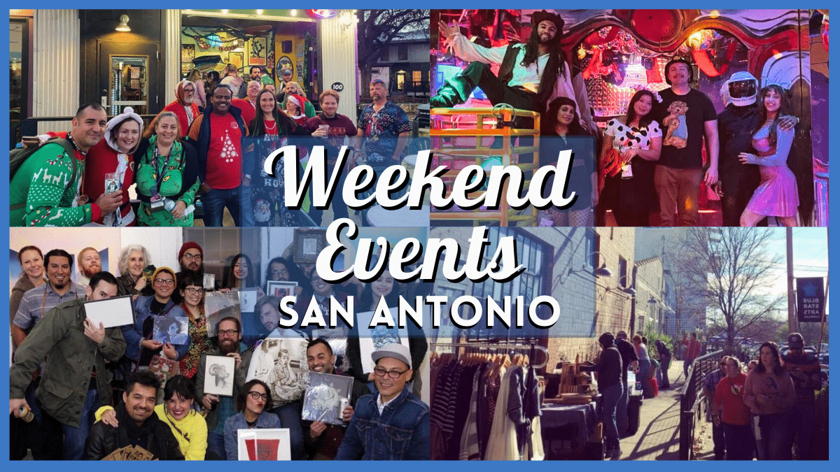 Things To Do in San Antonio this Weekend of December 22 Include White Elephant Art Swap, Christmas Rewind Costume Party & more!