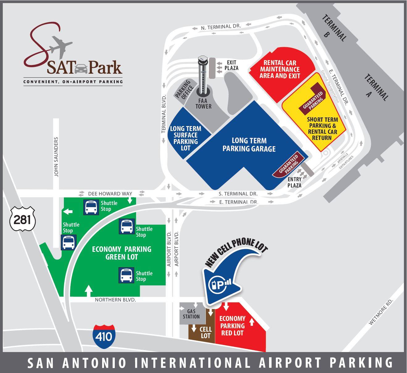 parking in san antonio airport