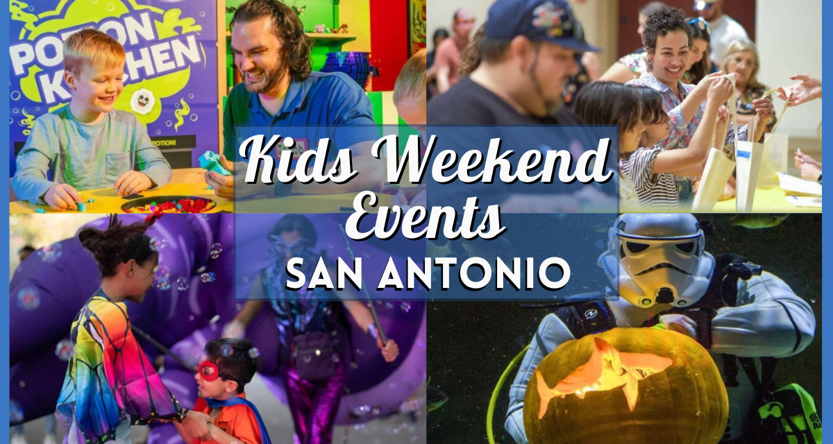 Kids Activities in San Antonio this Weekend of November 1, 2024 includes Wonka’s Wonderland, Brick-or-Treat: Monster Party and more!