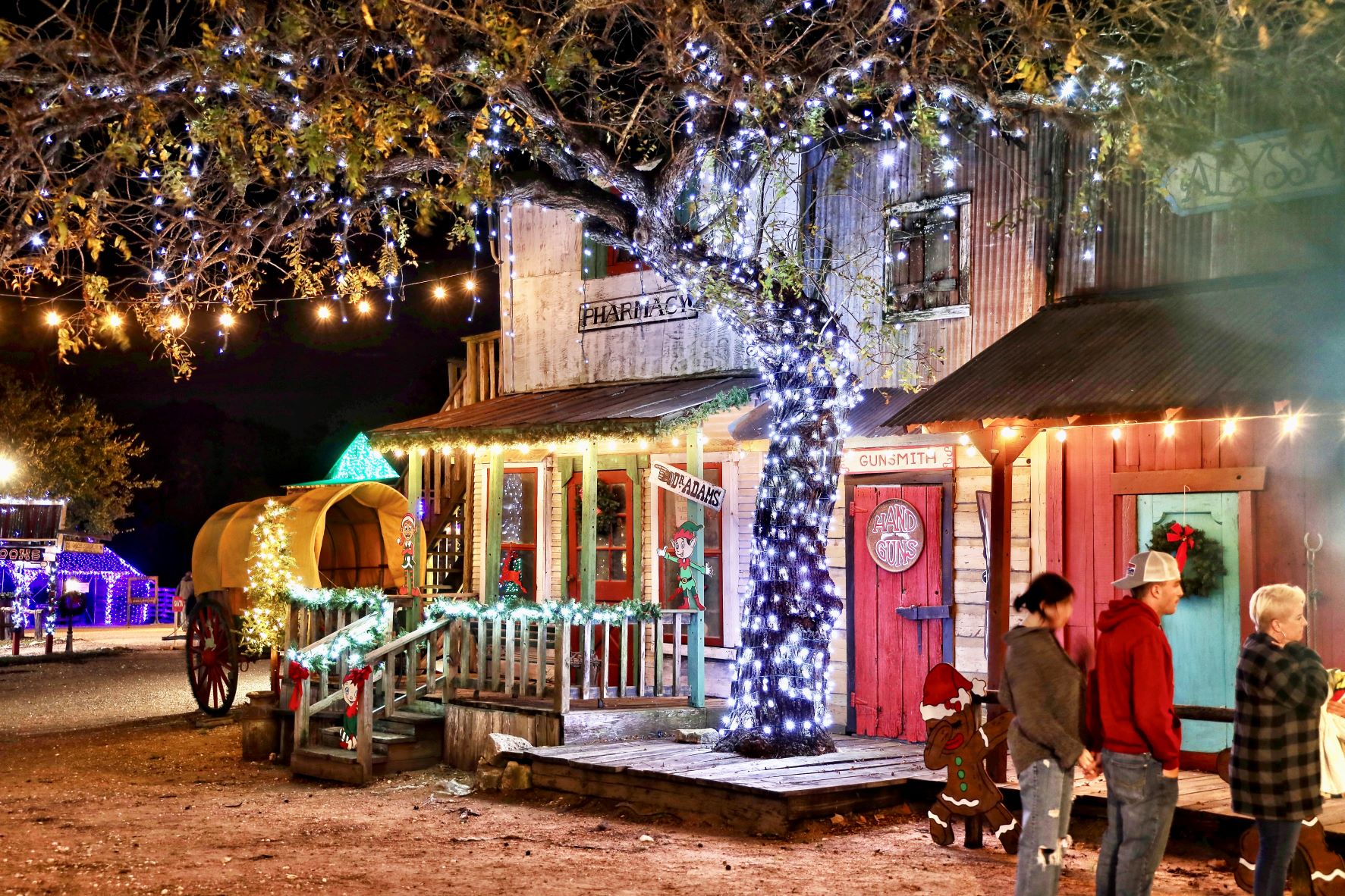 christmas tree lighting san antonio - Old West Christmas Light Fest