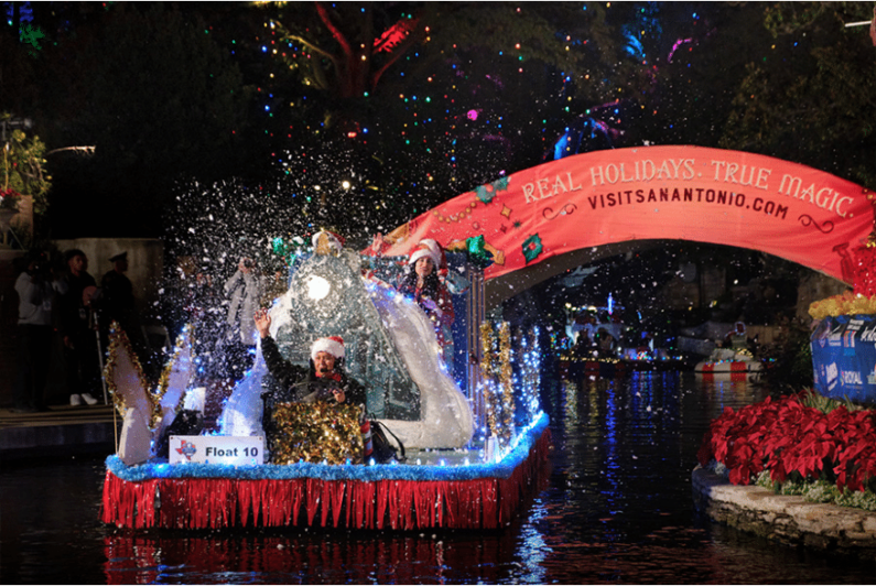 ford holiday river parade san antonio